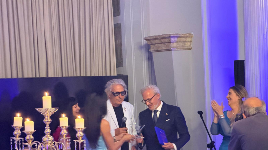 Roma:  Andrea Alessandro Giacomini riceve premio all'eccellenza 